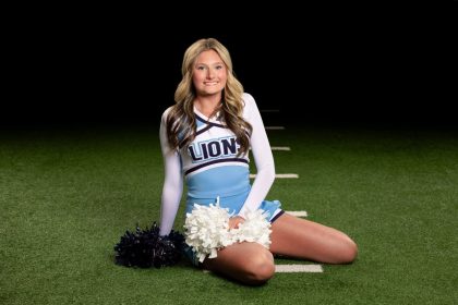 LPS cheerleader Alexa in uniform