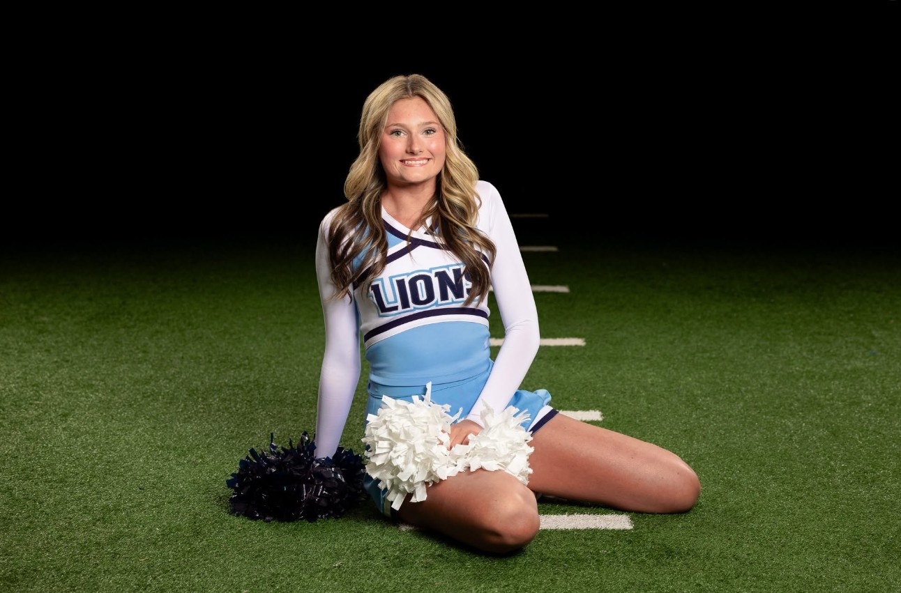 LPS cheerleader Alexa in uniform