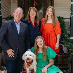 Josh Roman with his family.